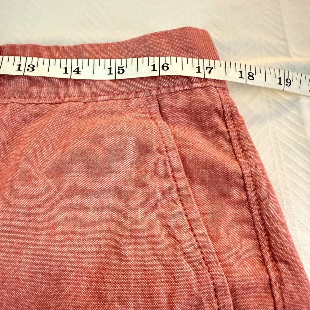 J.Crew Cotton Chambray Shorts Bundle‎ Size 34 • Gray + Red Classic Fit